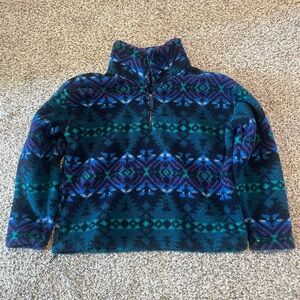 Eddie Bauer women’s quarter zip Sherpa fleece